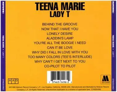 Teena Marie - Lady T (1980) [1991, Reissue]