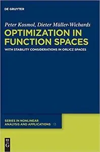 Optimization in Function Spaces: With Stability Considerations in Orlicz Spaces