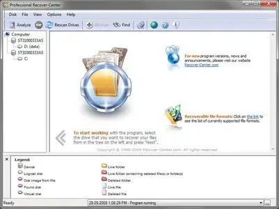Professional Recover-Center 2.9 Build 3409