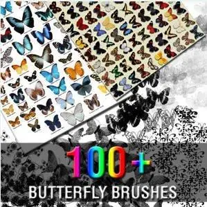 100+ Butterfly Brushes for Photoshop