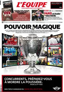 L'Equipe Du Samedi 3 Janvier 2015