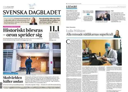 Svenska Dagbladet – 13 mars 2020