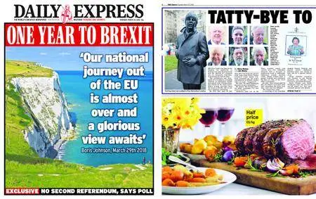 Daily Express – March 29, 2018