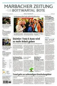 Marbacher Zeitung - 10. September 2018