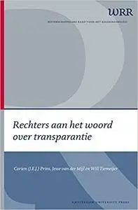Rechters aan het woord over transparantie (WRR Webpublicatie; 68 (68)) (Dutch Edition)