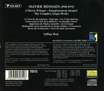 Gillian Weir - Olivier Messiaen: The Complete Organ Works (1994)