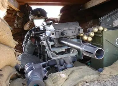 Machine gun - Template for Photoshop