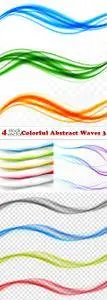 Vectors - Colorful Abstract Waves 3