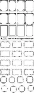 Vectors - Ornate Vintage Frames 79