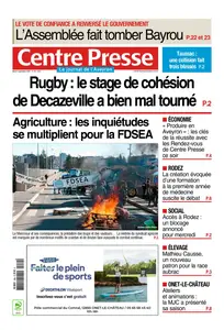 Centre Presse Aveyron - 9 Septembre 2025