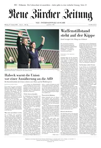 Neue Zurcher Zeitung International  - 27 Januar 2025