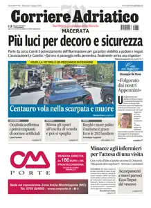Corriere Adriatico Macerata - 1 Giugno 2025