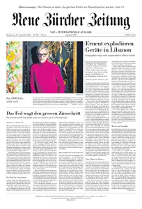 Neue Zürcher Zeitung International - 19 September 2024