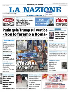 La Nazione Grosseto Livorno - 9 Agosto 2025