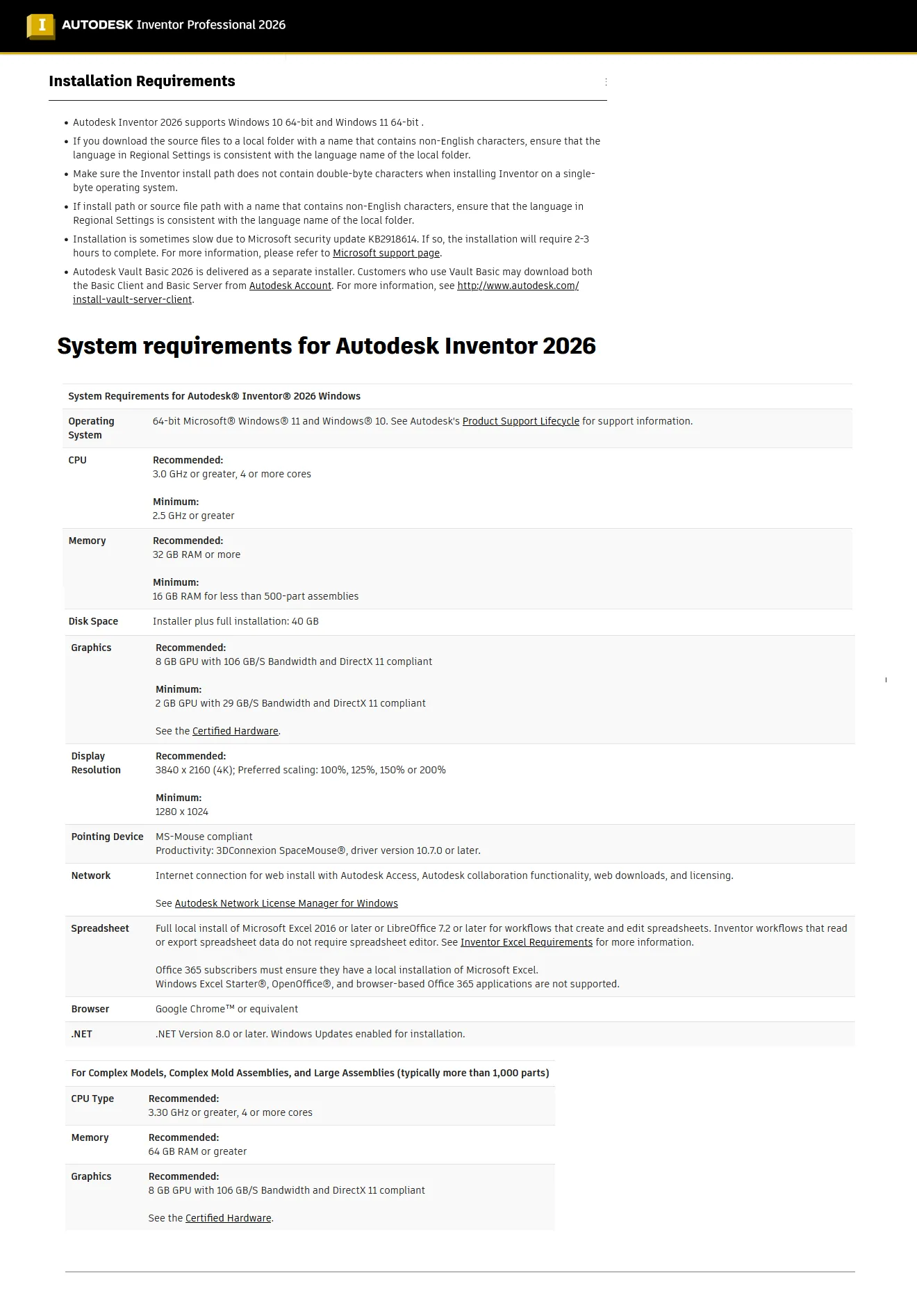 Autodesk Inventor 2026.2 with Updated Content