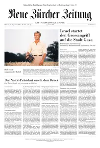 Neue Zurcher Zeitung International - 17 September 2025
