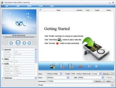 Joboshare Zune Video Converter 2.5.8.0930
