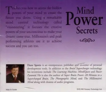 Dane Spotts - Mind Power Secrets (Repost)