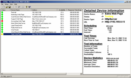 IsItUp Network Monitor 6.48