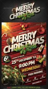GraphicRiver Christmas Party Flyer Template 6254711