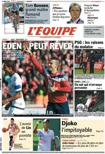 L'Equipe Edition du Lundi 2 Avril 2012