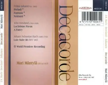 Mari Mäntylä - Decacorde: Dowland, Bach, Jalkanen (2008)