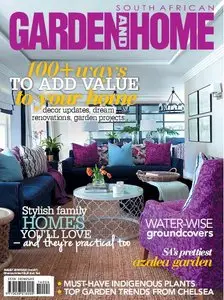 SA Garden and Home Magazine August 2014