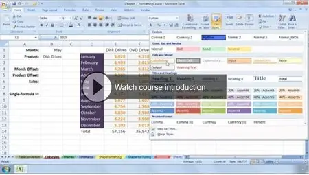 Lynda - Excel 2007: Advanced Formatting Techniques