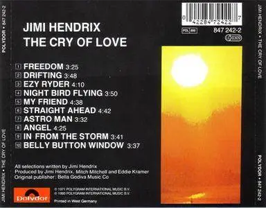 Jimi Hendrix - The Cry Of Love (1971) {1993 Polydor France} **[RE-UP]**
