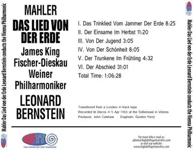 Leonard Bernstein, Wiener Philharmoniker - Mahler: Das Lied von der Erde (1966/2016)