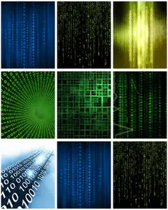  Digital data background  