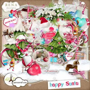 Scrap Kit: Happy Santa
