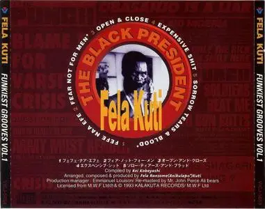 Fela Ransome Kuti & The Africa 70 - Funkiest Grooves Vol.1 (1993) {Victor Japan}