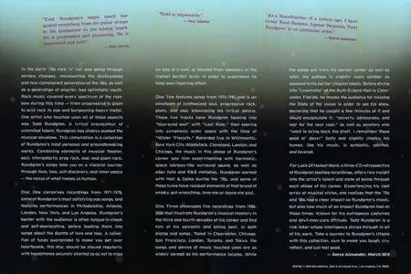 Todd Rundgren - For Lack Of Honest Work (2010) {3 Disc Box Micro Werks MW 061}
