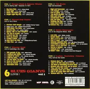 6 Blues Giants Live, Vol. 1 (2007) 6 CD Box Set [Re-Up]