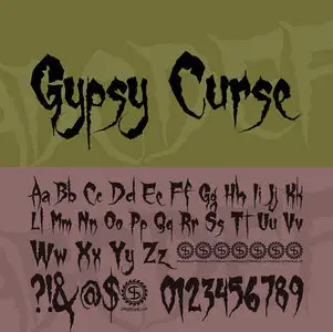 Font Gypsy Curse Un