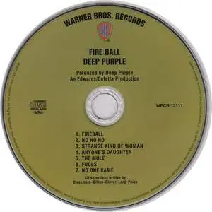 Deep Purple - Fireball (1971) [2008, Warner Music Japan, WPCR-13111] Repost