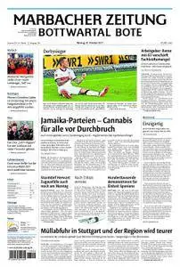 Marbacher Zeitung - 30. Oktober 2017