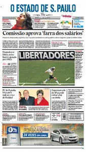 Jornal O Estado de São Paulo - 21 de junho de 2012 - Quinta