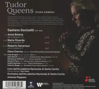 Diana Damrau, Antonio Pappano, St. Cecilia Academy Orchestra - Gaetano Donizetti: Tudor Queens (2020)