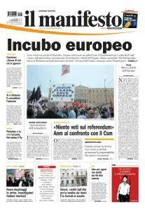 il Manifesto - 10 Maggio 2016