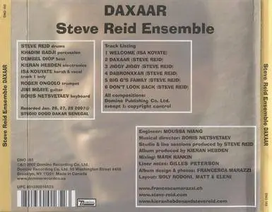 Steve Reid Ensemble - Daxaar (2007) {Domino DNO 165}