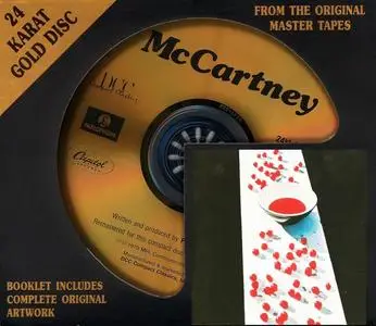 Paul McCartney - McCartney (1970) [DCC 24 KT Gold CD, 1992]