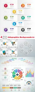 Vectors - Infographics Backgrounds 61