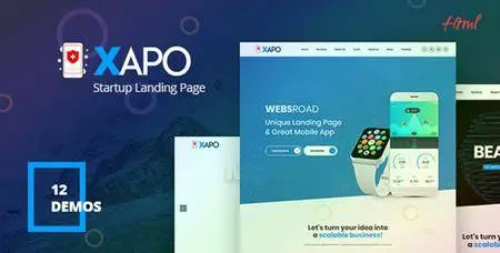 ThemeForest - Xapo v1.0 - Responsive Landing Page Template - 21257691