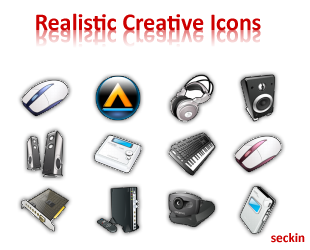 Realistic Creative Product Icons