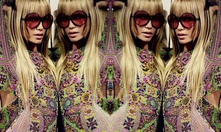 Natasha Poly by Inez van Lamsweerde and Vinoodh Matadin for Emilio Pucci Spring/Summer 2015