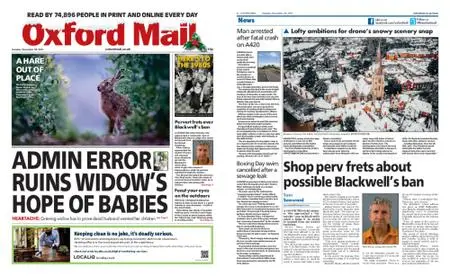 Oxford Mail – December 28, 2021