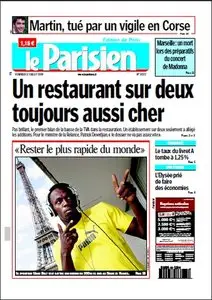 Le Parisien, du Vendredi 17 Juillet 2009.