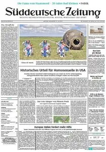 Süddeutsche Zeitung vom Donnerstag, 27. Juni 2013